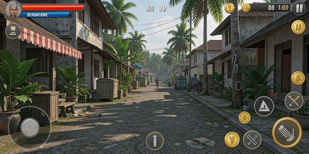 kencana28 - Screenshot menunjukkan misi menantang di level tinggi.